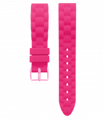 Silikonový neonově růžový řemínek k dětským hodinkám CLOCKODILE CSG0040