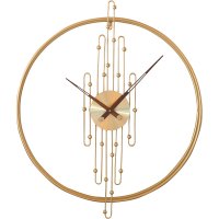 Designové kovové hodiny zlaté MPM Madrid E04.4490.80