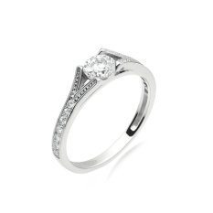Prsten z bílého zlata KO-226812162B