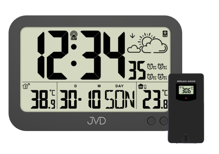 Rádiem řízené hodiny JVD RB3565.1