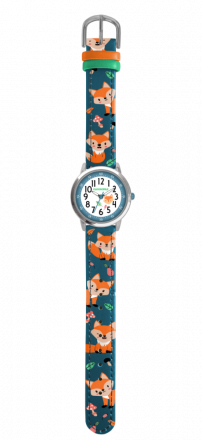 CLOCKODILE Modré dětské hodinky LIŠKY CWX0030