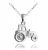 MINET Stříbrný náhrdelník TRAKTOR JMAN0430TN45