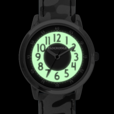 Chlapecké svíticí hodinky CLOCKODILE ARMY s maskáčovým vzorem CWB0031