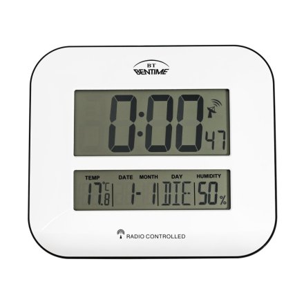 Rádiem řízené digitální hodiny Bentime H17-ET843W