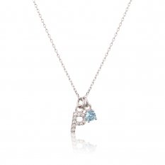 Stříbrný náhrdelník s písmenem P SVLN0324XH2BI0P