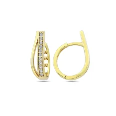 Zlaté náušnice se zirkony ZE0790XJ72-2200