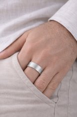 Pánský stříbrný snubní prsten 032M925AG65