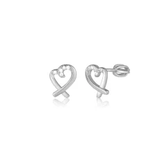 Stříbrné náušnice na šroubek SVLE3189XH2BISR