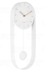 Designové kyvadlové nástěnné Karlsson hodiny 5822WH