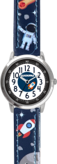 CLOCKODILE Svítící tmavě modré chlapecké VESMÍR CWB0130