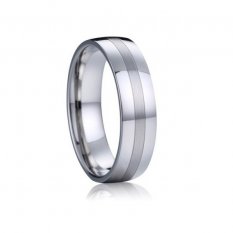 Pánský snubní prsten chirurgická ocel 031M316