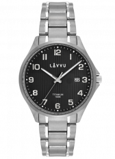Pánské hodinky LAVVU TITANIUM LILLEHAMMER White LWM0123