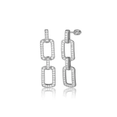 Stříbrné náušnice se zirkony SVLE0886SH2BISR