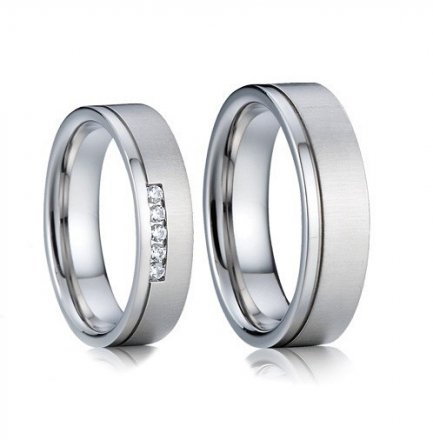 Stříbrný snubní prsten 012W925