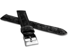 Exkluzivní černý řemínek LAVVU CROCO TAVIR LSTUB22