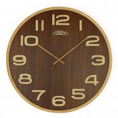 Velké nástěnné hodiny PRIM Timber Veneer E07P.4153.50