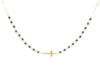 Zlatý náhrdelník s křížkem NA000218