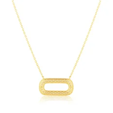 Pozlacený stříbrný náhrdelník SVLN0934S75GO45