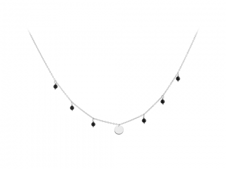 Stříbrný náhrdelník SVLN0180SH2ON45