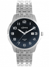 Pánské hodinky se safírovým sklem LAVVU NARVIK Blue LWM0102