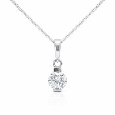 Přívěsek z bílého zlata se zirkonem PA000714