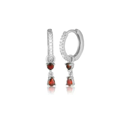 Stříbrné náušnice s kamínky SVLE3151XH2R100