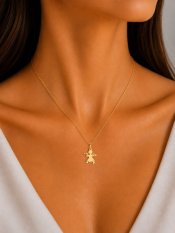 Zlatý přívěsek Andělíček - symbol ochrany, lásky a štěstí PA001677