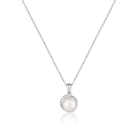 Stříbrný náhrdelník s perlou SVLN0662SH2P145