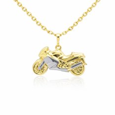 Zlatý přívěsek motocykl KO-241111879