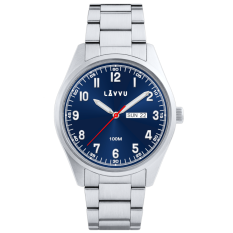 LAVVU Ocelové pánské hodinky FOSEN Blue LWM0310