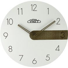 Nástěnné hodiny PRIM Clear Timber E01P.4128.00