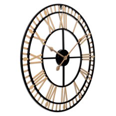 Designové kovové hodiny zlaté/černé MPM Colosseum E04.4488.9080