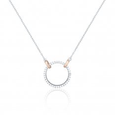 Stříbrný náhrdelník SVLN0383X61BI45