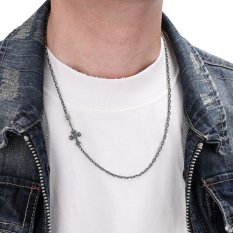 Černěný stříbrný řetízek na přívěsek 60 cm DIVERSE DI0N0009/60