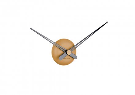 Designové nástěnné hodiny 44cm Karlsson caramel brown 5838BR