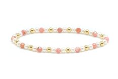 Zlatý náramek s perlou 160250