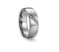 Dámský snubní prsten chirurgická ocel 017W316