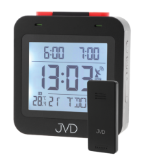 Rádiem řízený budík s venkovním teploměrem JVD RB3552.2