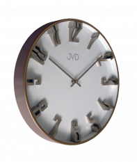 Kovové hodiny s 3D číslicemi HO171.3