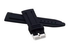 Černý silikonový řemínek Diloy 30 mm S253EA.01.30