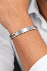 Stříbrný náramek moderní minimalistický design NN-2940/21