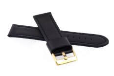 Černý řemínek na hodinky pro vegany Diloy 415.G01.26 - 26 mm