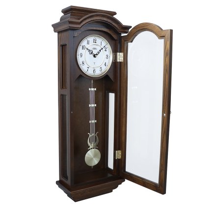 Tradiční dřevěné hodiny tmavě hnědé PRIM Radio Melody III - B - radio controlled E01P.4237.52 Tradiční dřevěné hodiny tmavě hnědé PRIM Radio Melody III - B - radio controlled E01P.4237.52