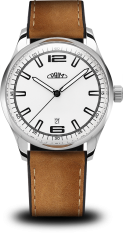 Pánské automatické hodinky PRIM Bold - C - ocelové pouzdro - černý/bílý číselník W01P.13239.C