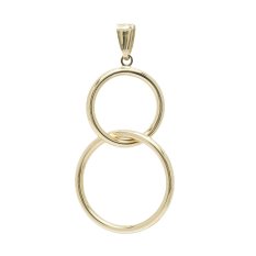 Jednoduchý zlatý přívěsek ZP0309XJ81-2400