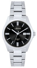 LAVVU Pánské hodinky se safírovým sklem HALLAND Dark Grey LWM0301
