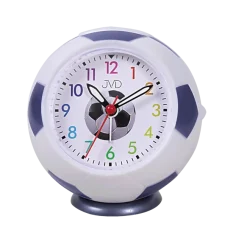 Dětský ručkový budík fotbalový míč JVD SRP9001.2