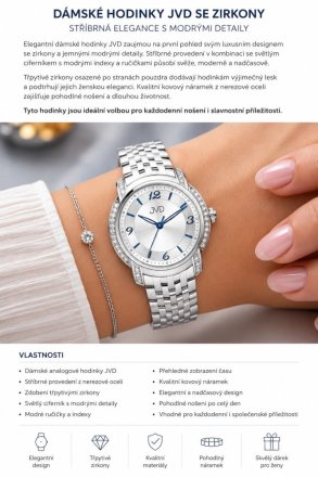 Dámské náramkové hodinky JVD JG1042.1