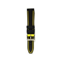 Kvalitní silikonový řemínek RJ.15326.2422.9010.L - 24 mm
