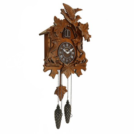 Nástěnné dřevěné hodiny PRIM Kukačky IV. E07P.4190.53